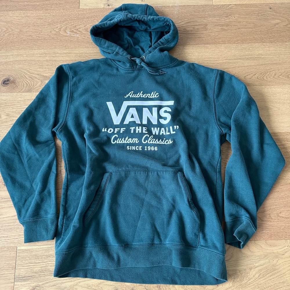 Vans hoodie green xl burton dc